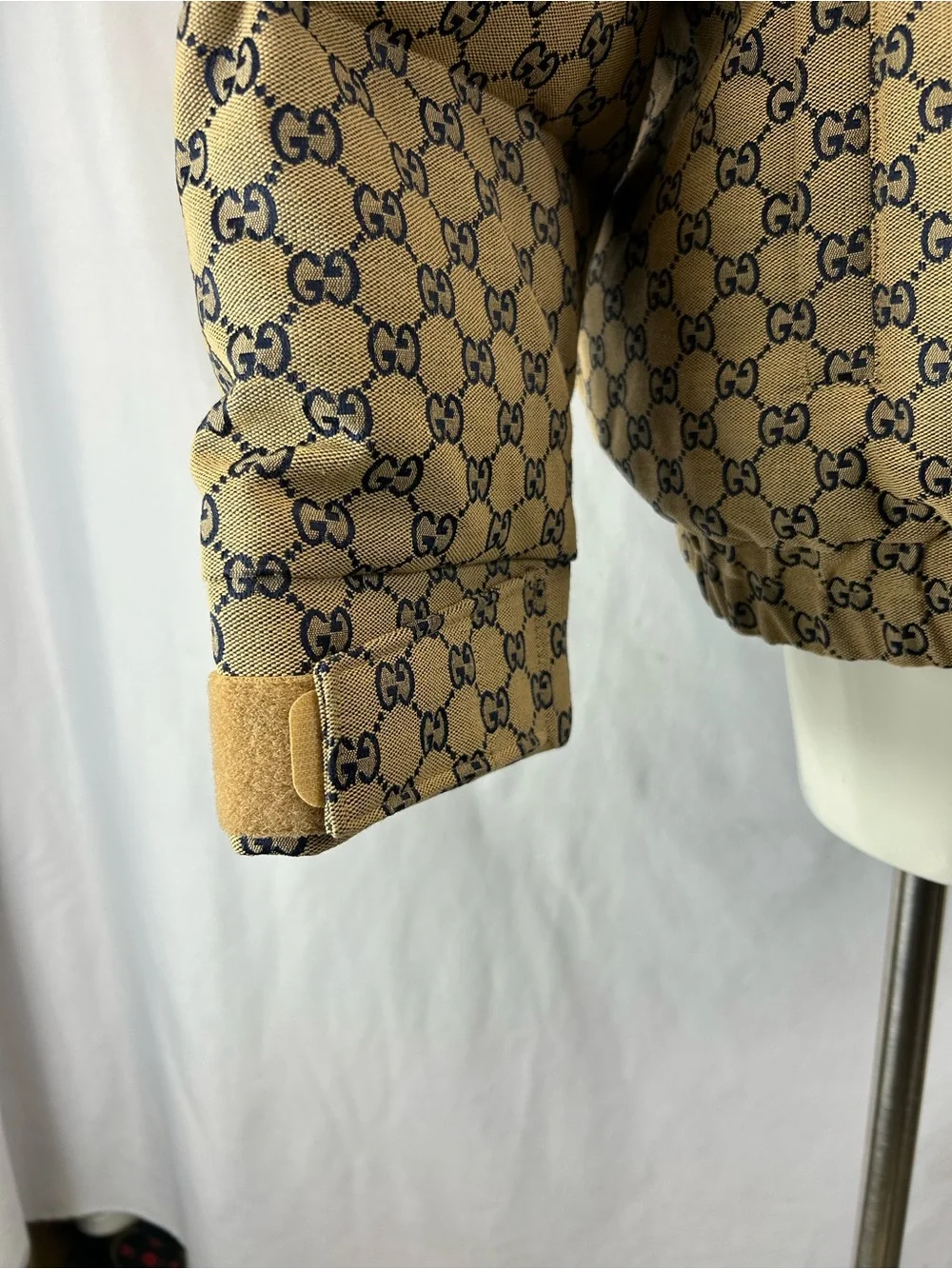 Gucci Gg Canvas Goose Down Jacket